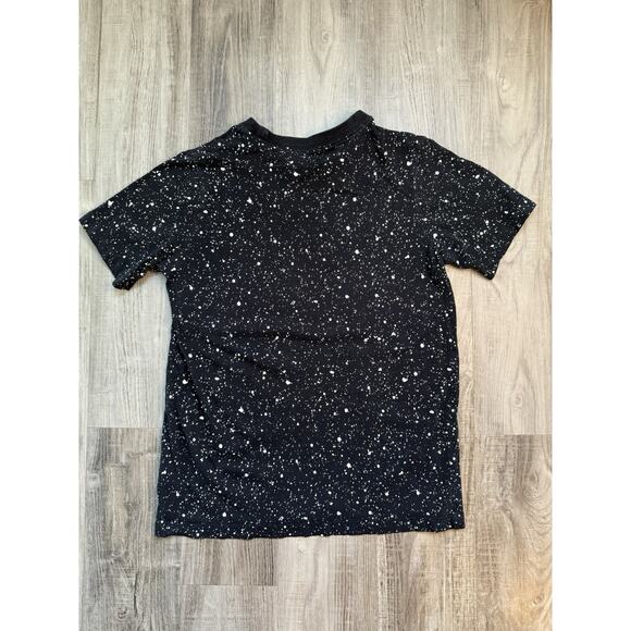Nike Kids XL Galaxy Print T-Shirt Crew Neck Black - Picture 4 of 6